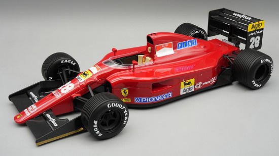 Immagine di FERRARI 642 F1 N.28 BRITISH GP 1991 RAIN TYRES J.ALESI 1:18