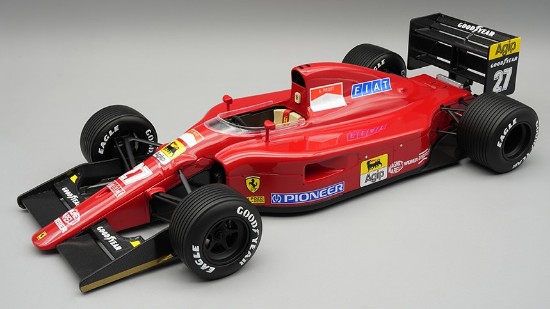Immagine di FERRARI 642 F1 N.27 IMOLA GP 1991 RAIN TYRES A.PROST 1:18