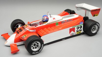 Immagine di ALFA ROMEO 179 N.22 MONACO GP 1980 P.DEPAILLER W/DRIVER 1:18
