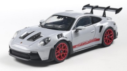 Immagine di PORSCHE 911 (992) GT3 RS 2023 MET.ICE GREY/PYRO RED 1:43