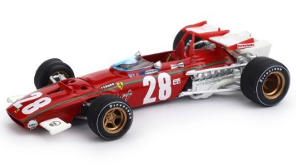 Immagine di FERRARI 312 B IGNAZIO GIUNTI 1970 N.28 4th BELGIUM GP 1:43