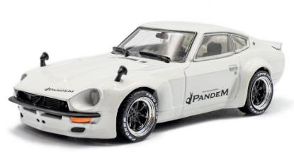 Immagine di DATSUN 240Z ROCKET BUNNY COUPE 1973 WHITE 1:43