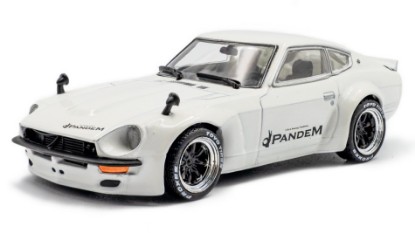 Immagine di DATSUN 240Z ROCKET BUNNY COUPE 1973 WHITE 1:43