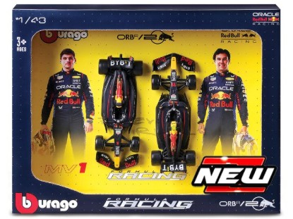 Immagine di RED BULL RB20 SET N.1 M.VERSTAPPEN + N.11 S.PEREZ 2024 1:43