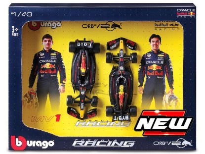 Immagine di RED BULL RB20 SET N.1 M.VERSTAPPEN + N.11 S.PEREZ 2024 1:43