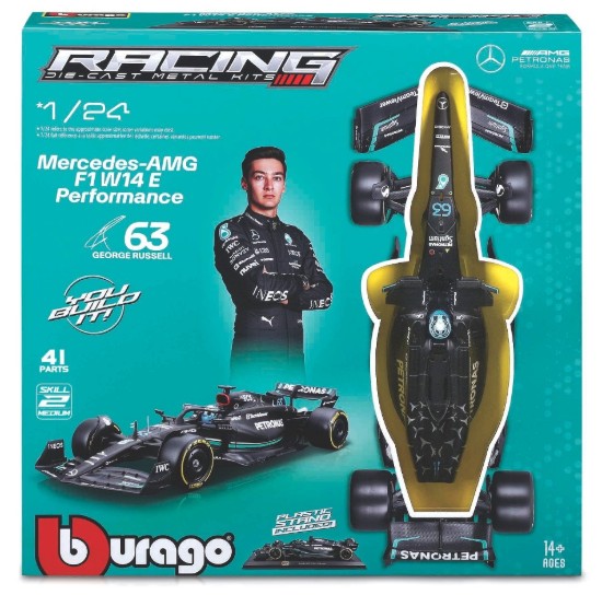 Immagine di MERCEDES F1 W14 N.63 GEORGE RUSSELL 2023 KIT 1:24