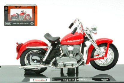 Immagine di HARLEY DAVIDSON K MODEL 1952 RED 1:18
