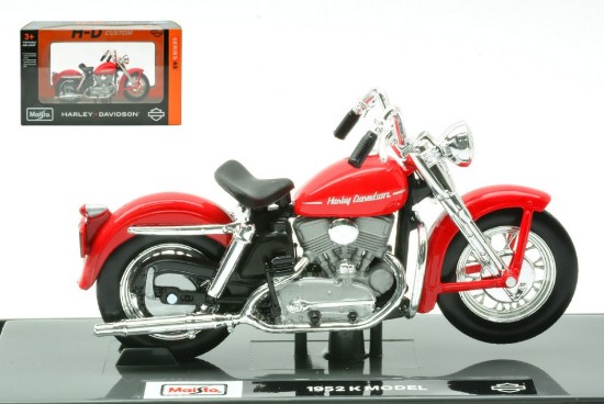 Immagine di HARLEY DAVIDSON K MODEL 1952 RED 1:18