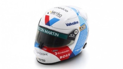 Immagine di CASCO LANCE STROLL BRITAIN GP 2024 ASTON MARTIN 1:5