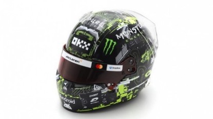 Immagine di CASCO LANDO NORRIS MC LAREN F1 TEAM TEST 2025 1:5
