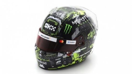 Immagine di CASCO LANDO NORRIS MC LAREN F1 TEAM TEST 2025 1:5