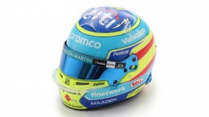 Immagine di CASCO FERNANDO ALONSO ASTON MARTIN F1 TEAM 2025 1:5