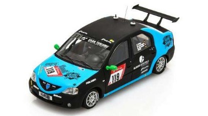 Immagine di DACIA LOGAN N.118 24 H NURBURGRING KRIESE-DOOM-CHAROUDIN-LACHMAYER 1:43
