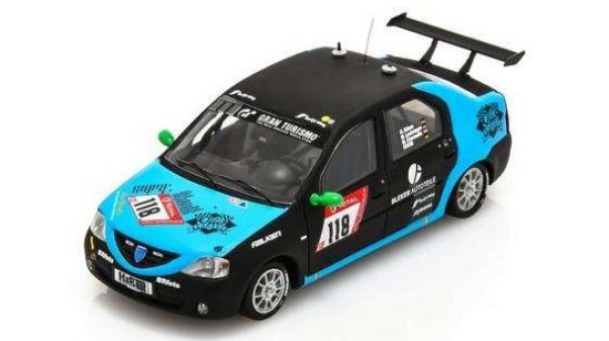 Immagine di DACIA LOGAN N.118 24 H NURBURGRING KRIESE-DOOM-CHAROUDIN-LACHMAYER 1:43