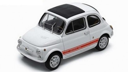 Immagine di FIAT 500 ABARTH 595 SS 1965 WHITE 1:18
