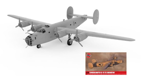 Immagine di CONSOLIDATED B-24D LIBERATOR KIT 1:72