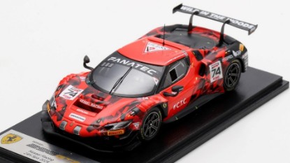 Immagine di FERRARI 296 GT3 N.74 24H SPA HARTSHORNE-TUCK-HULL-BELL 1:43