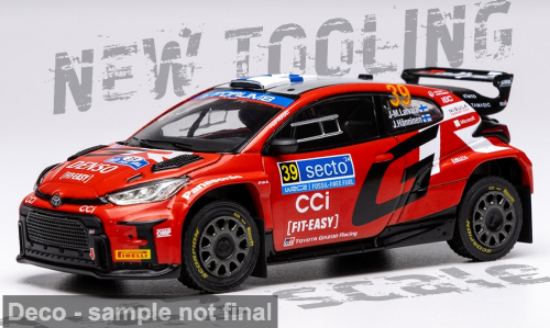 Immagine di TOYOTA GR YARIS N.39 RALLY2 FINLAND 2024 LATVALA-HANNINEN 1:43
