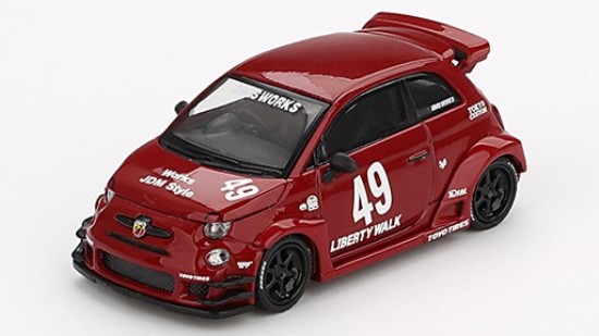 Immagine di FIAT ABARTH 595 LB-WORKS X ABAS WORKS 2024 RED 1:64