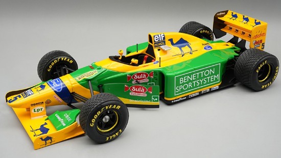 Immagine di BENETTON B193B BRITISH GP 1993 RAIN TYRES M.SCHUMACHER 1:18