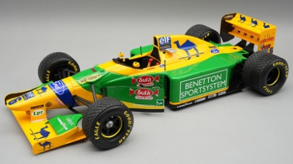Immagine di BENETTON B193B BRITISH GP 1993 RAIN TYRES R.PATRESE 1:18