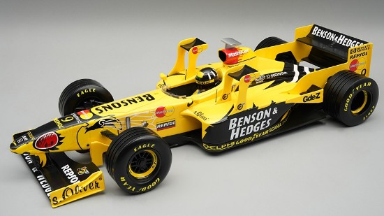 Immagine di JORDAN HONDA 198 N.9 IMOLA GP 1998 D.HILL W/DRIVER 1:18
