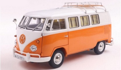 Immagine di VW T1 CAMPINGBUS ORANGE DIE CAST 1:18
