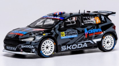 Immagine di SKODA FABIA RS N.23 RALLY2 MONTE CARLO 2025 GREENSMITH-ANDERSSON 1:43