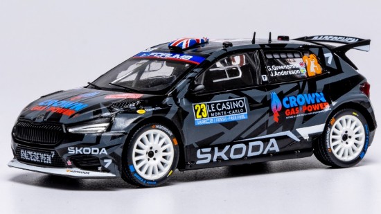 Immagine di SKODA FABIA RS N.23 RALLY2 MONTE CARLO 2025 GREENSMITH-ANDERSSON 1:43