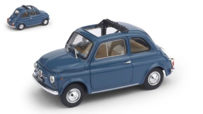 Immagine di FIAT 500 F 1965-72 APERTA BLU MEDIO 1:43