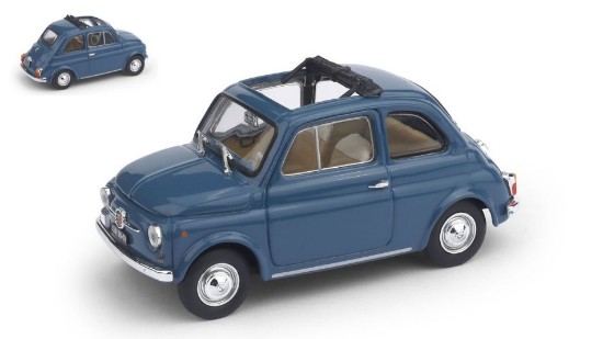 Immagine di FIAT 500 F 1965-72 APERTA BLU MEDIO 1:43