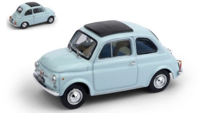 Immagine di FIAT 500F 1965-72 CHIUSA AZZURRO ACQUAMARINA 1:43