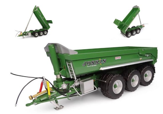 Immagine di JOSKIN DUMP TRAILER TRANS-KTP 27/65 GREEN VERSION 1:32