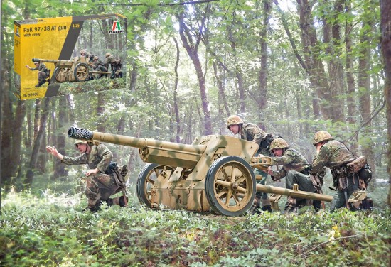 Immagine di PAK 97/38 AT GUN WITH CREW KIT 1:72