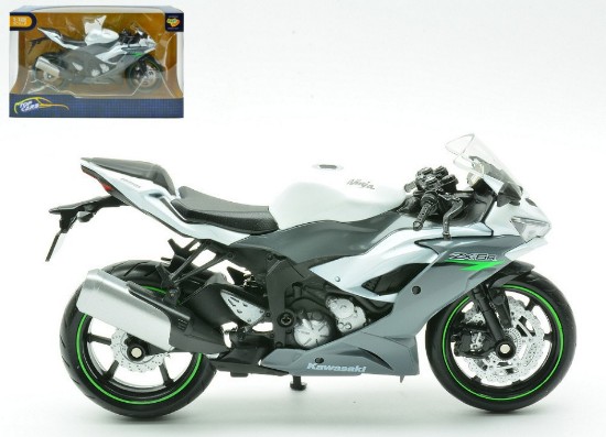 Immagine di KAWASAKI NINJA ZX 6R WHITE 1:12