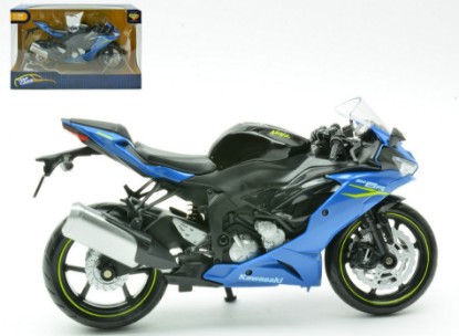 Immagine di KAWASAKI NINJA ZX 6R BLUE 1:12