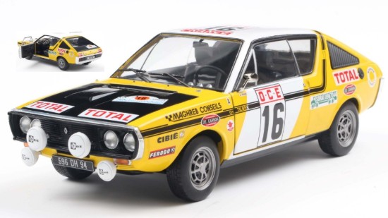 Immagine di RENAULT 17 PH.1 N.16 RALLY DU MAROC 1976 PRIVE-TILBERT 1:18
