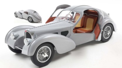 Immagine di BUGATTI ATLANTIC TYPE 57 SC
1937 MATT SILVER 1:18
