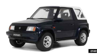 Visualizza i dettagli per SUZUKI VITARA CABRIO JLX 1994
DEEP BLUE PEARL METALLIC 1:18 Immagine di SUZUKI VITARA CABRIO JLX 1994
DEEP BLUE PEARL METALLIC 1:18