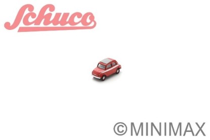 Immagine di FIAT 500 1968 RED/WHITE DIE CAST 1:87