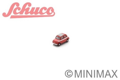 Immagine di FIAT 500 1968 RED/WHITE DIE CAST 1:87
