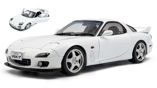 Immagine di MAZDA RX-7 (FD3RS) 1999 PURE WHITE 1:18