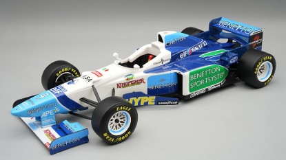 Immagine di BENETTON B196 N.4 MONACO GP 1996 G.BERGER 1:18