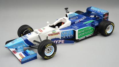 Immagine di BENETTON B196 N.4 SPAIN GP 1996 G.BERGER 1:18