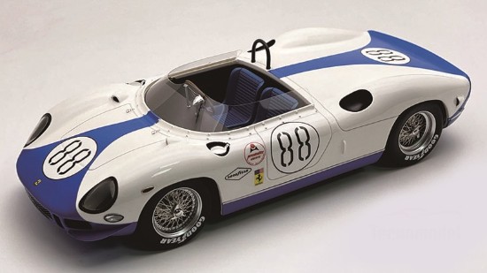 Immagine di FERRARI 330P N.88 2000 KM DAYTONA 1965 HANSGEN-PIPER 1:18