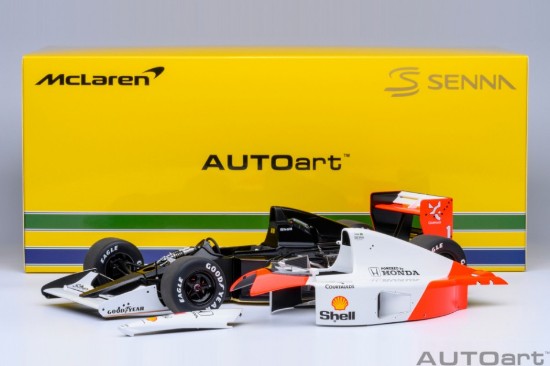 Immagine di MC LAREN HONDA MP4/6 1991 N.1 JAPANESE GP AYRTON SENNA 1:18