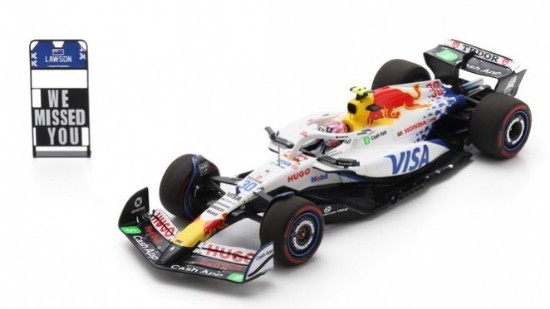 Immagine di RACING BULLS VCARB 02 N.30 JAPAN GP 2025 L.LAWSON W/PIT BOARD 1:43