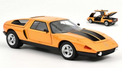 Immagine di MERCEDES-BENZ C111/2 1969 WHITE AUTUMN METALLIC ORANGE 1:18
