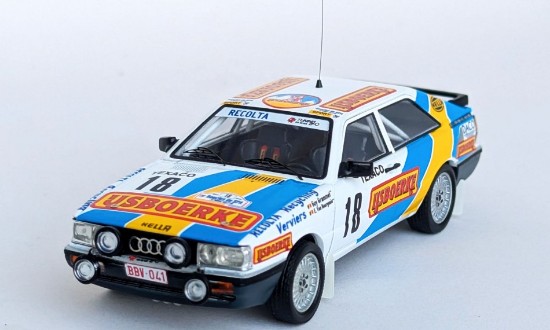 Immagine di AUDI COUPE QUATTRO BOUCLES DE SPA 1987 GRAMMET-VERHEYDEN 1:43