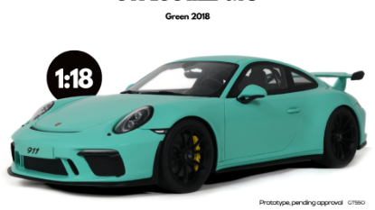 Immagine di PORSCHE 911 [991.2]
GT3 2018 GREEN 1:18